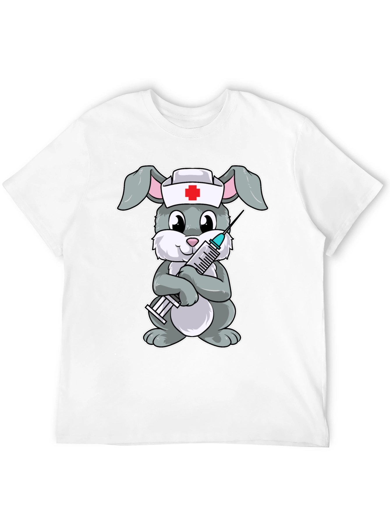 Nurse Bunny Graphic T-Shirt
