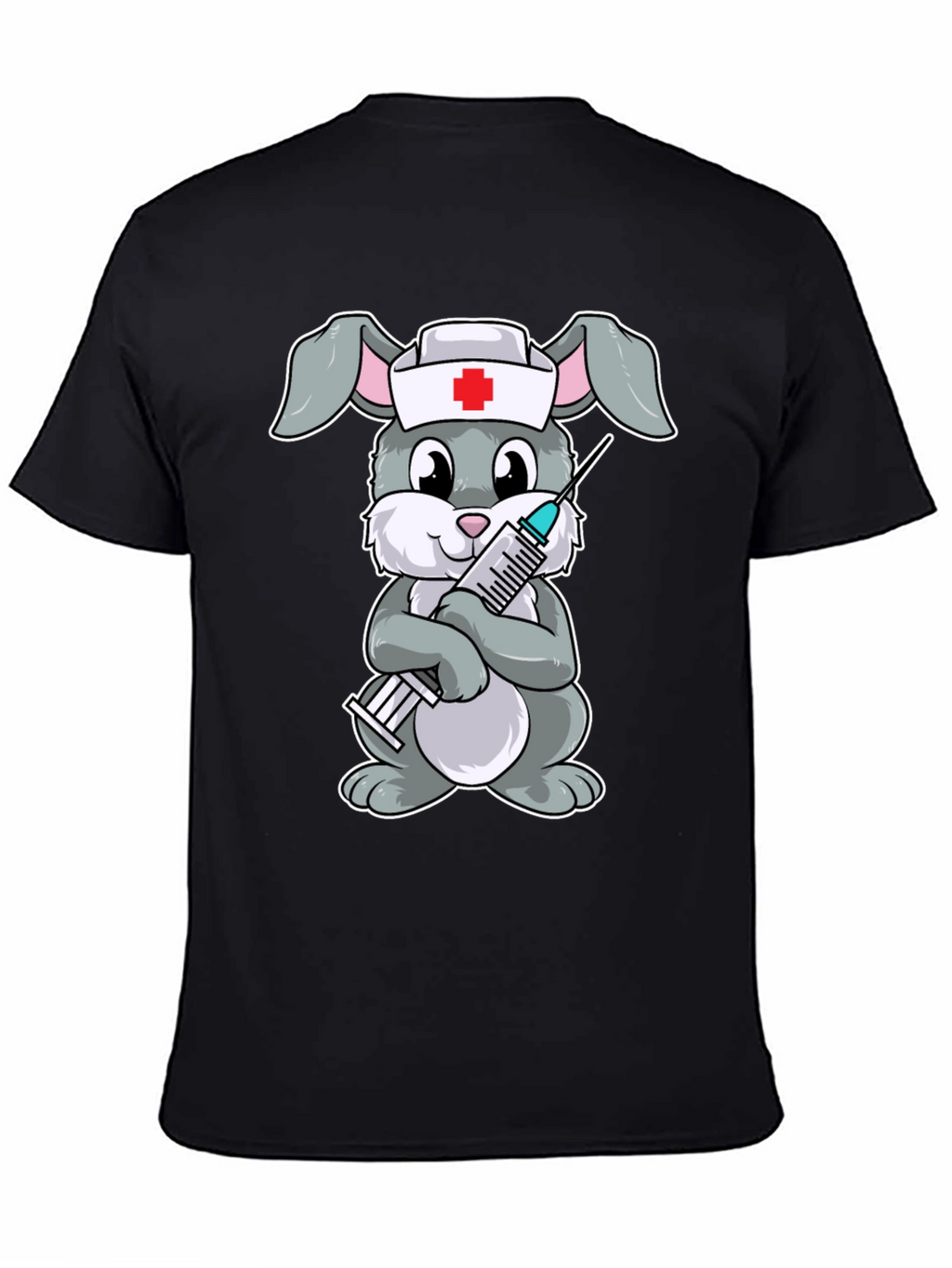 Nurse Bunny Graphic T-Shirt