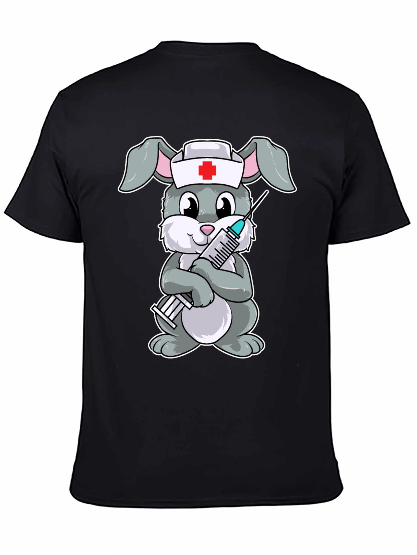 Nurse Bunny Graphic T-Shirt
