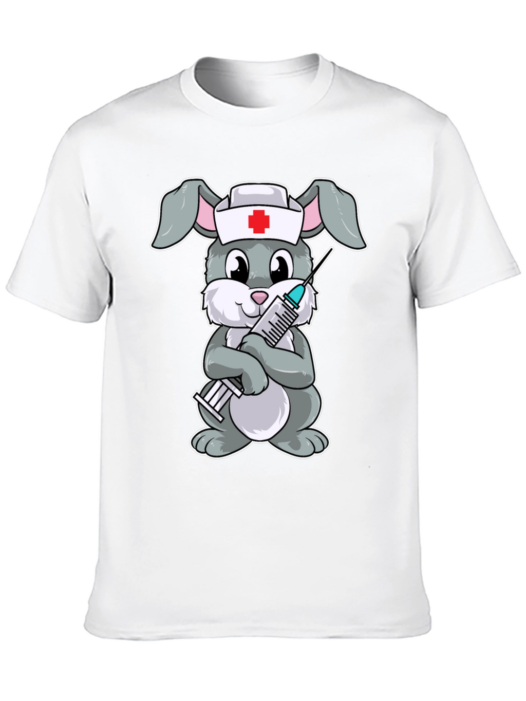 Nurse Bunny Graphic T-Shirt
