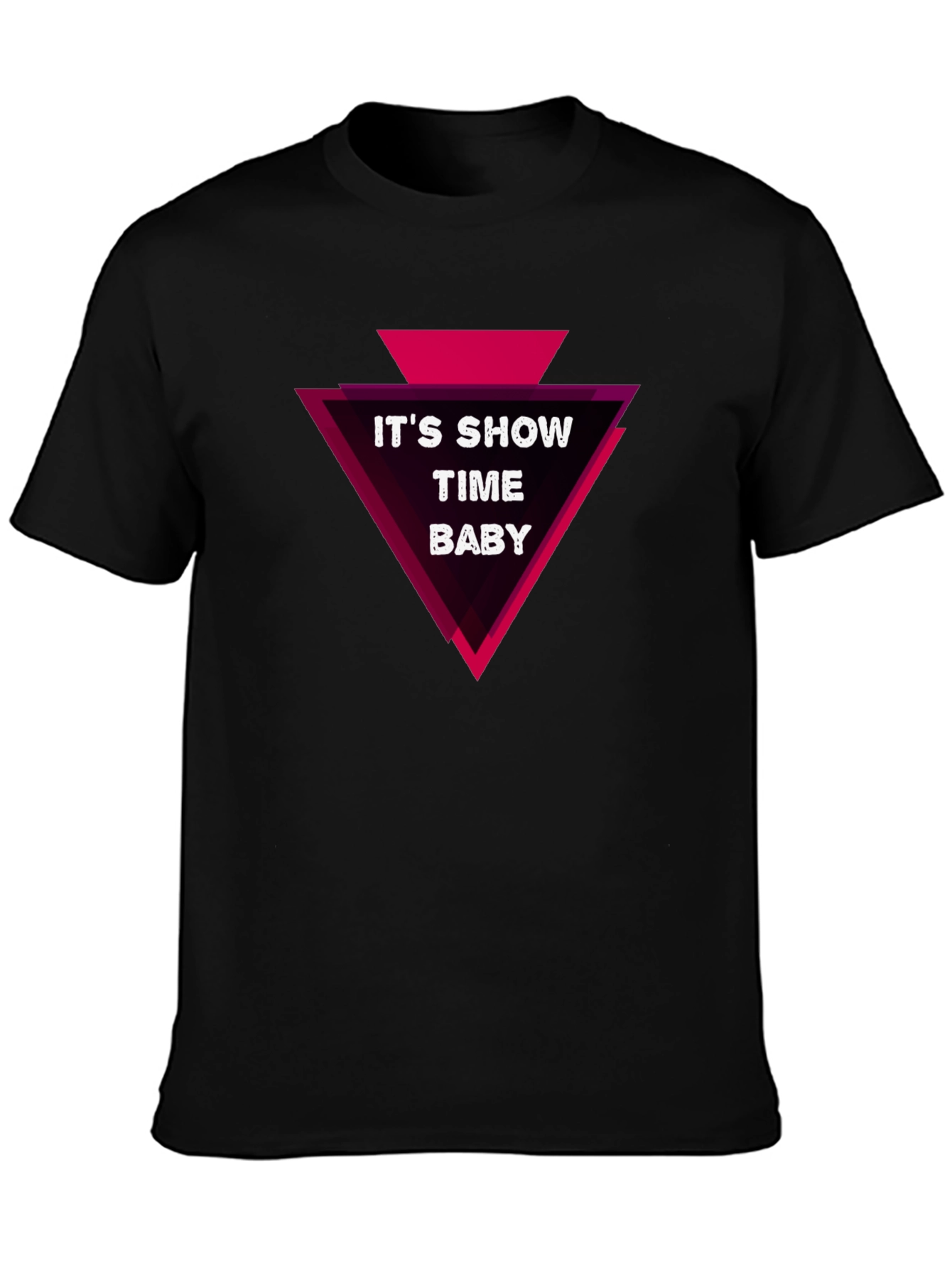 Its Show Time Baby Graphic Tee - Black