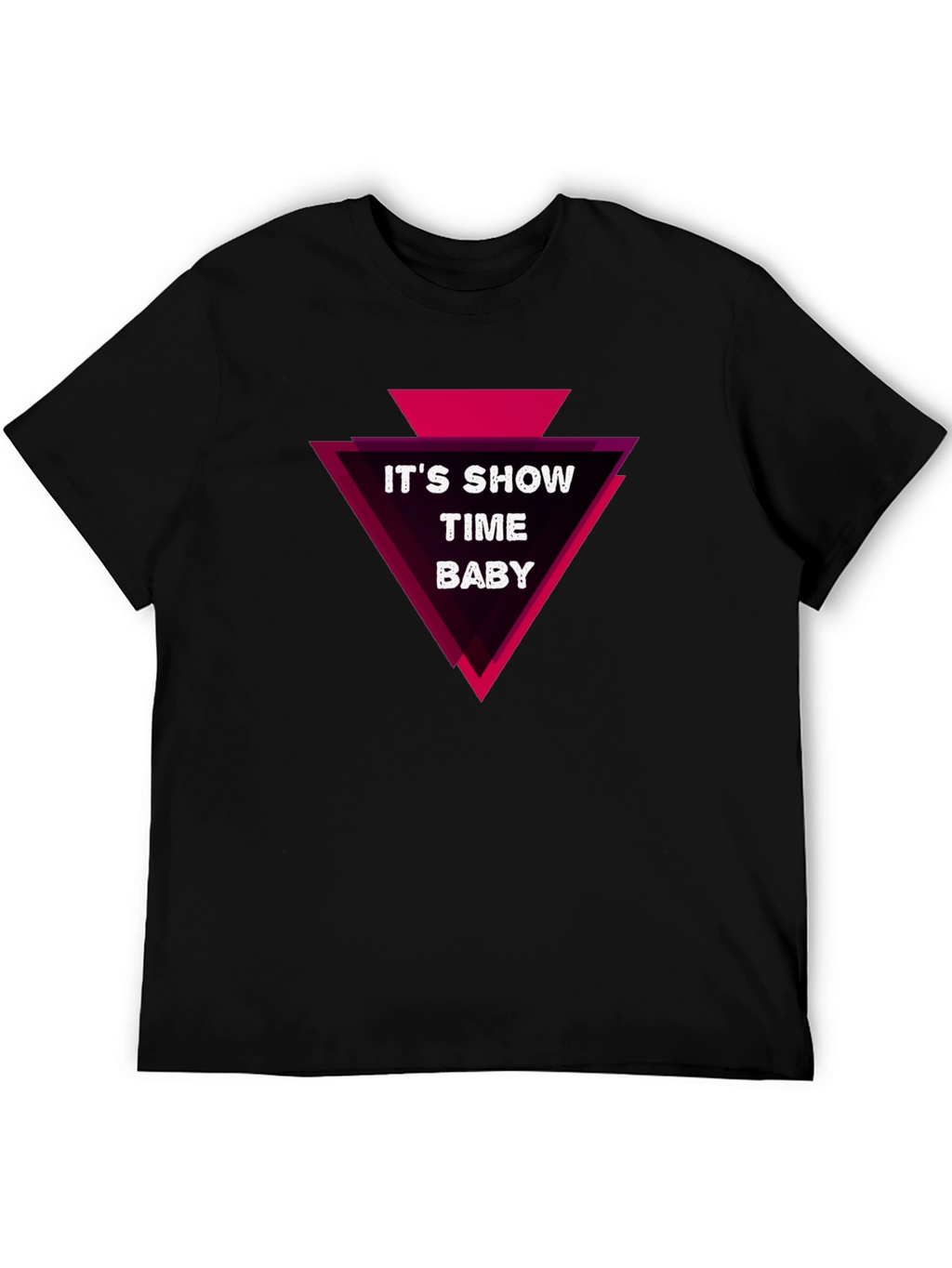 Its Show Time Baby Graphic Tee - Black