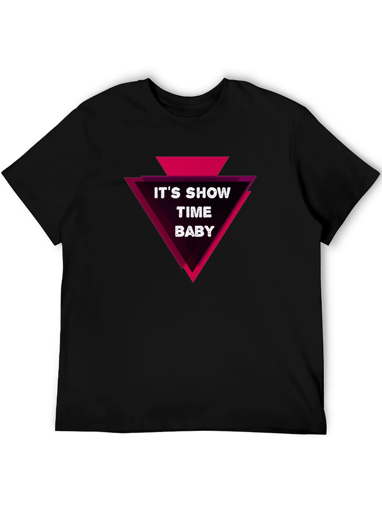 Its Show Time Baby Graphic Tee - Black