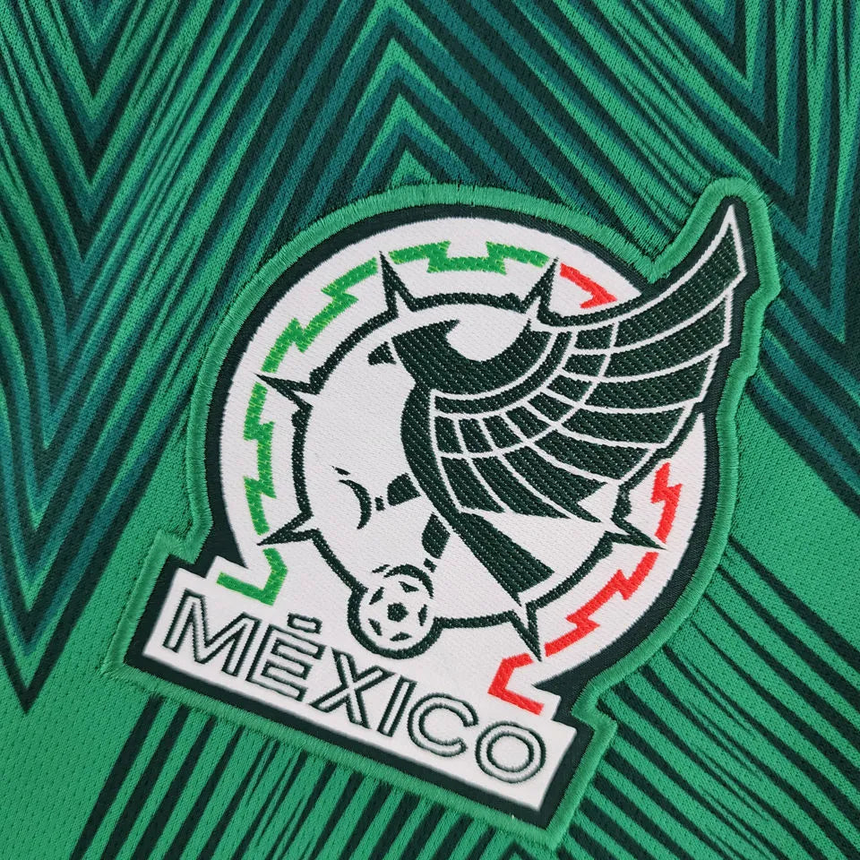 RAÚL #9 Mexico 1:1 Quality Home Green Fans Jersey 2022/23 ★★ Detail 4