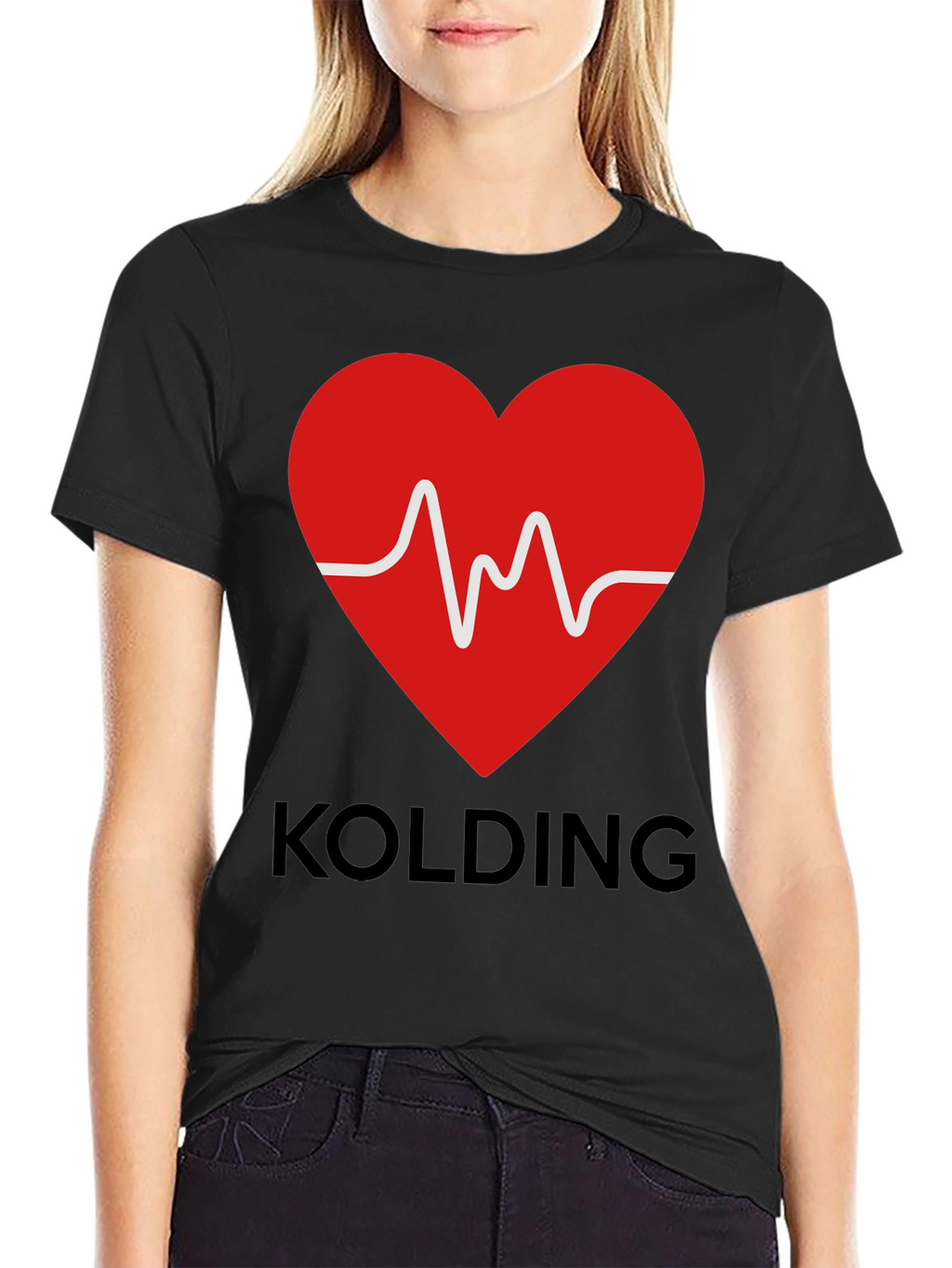 KOLDING Heartbeat Graphic T-Shirt - Stylish & Comfortable