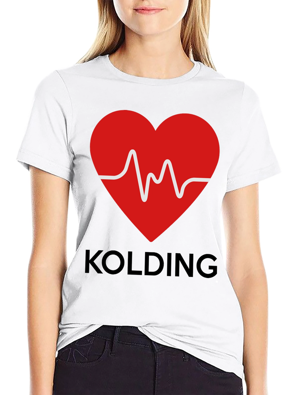 KOLDING Heartbeat Graphic T-Shirt - Stylish & Comfortable