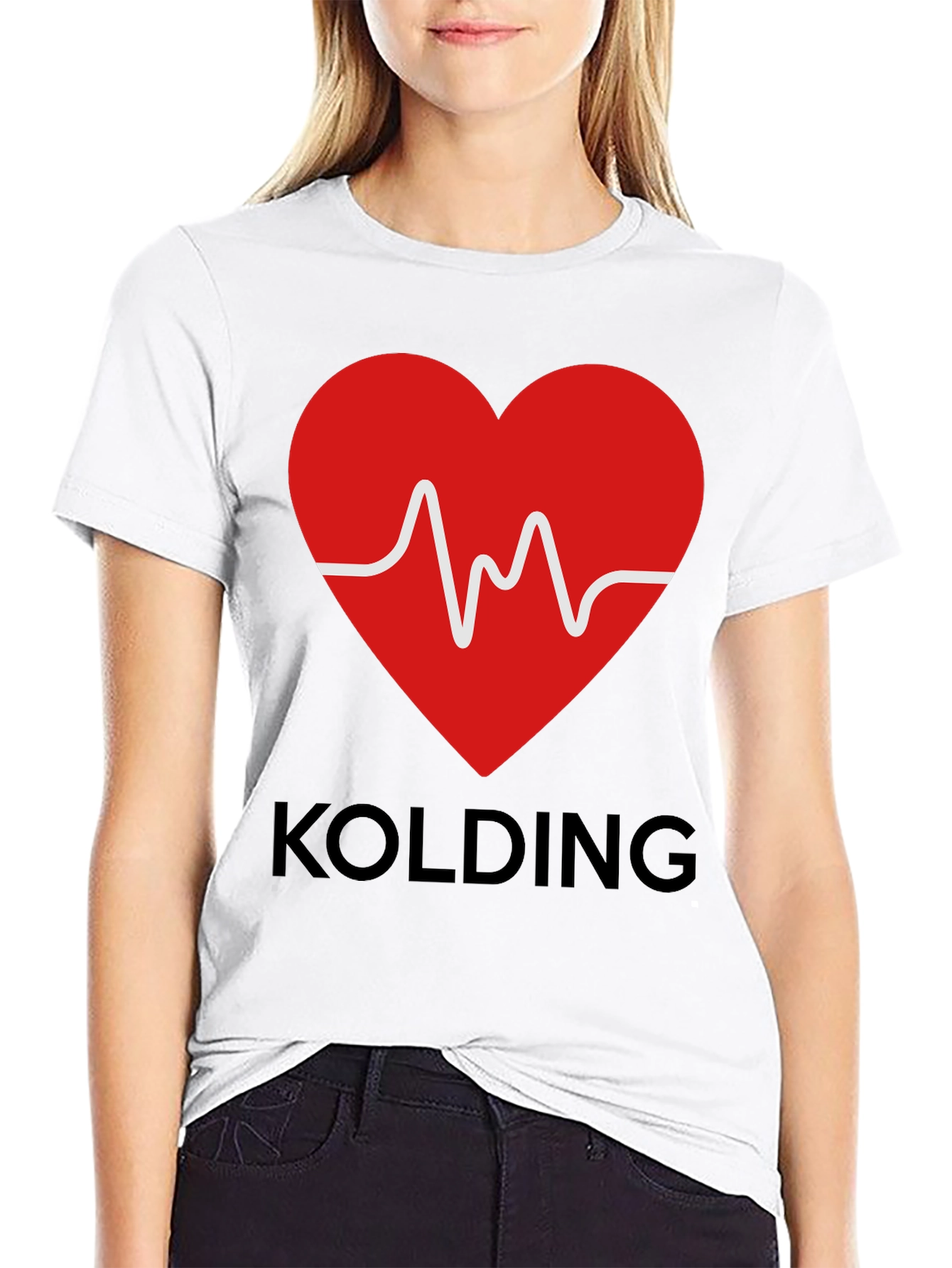 KOLDING Heartbeat Graphic T-Shirt - Stylish & Comfortable