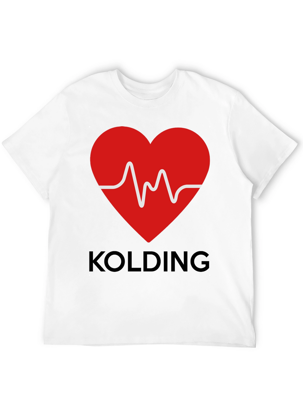 KOLDING Heartbeat Graphic T-Shirt - Stylish & Comfortable