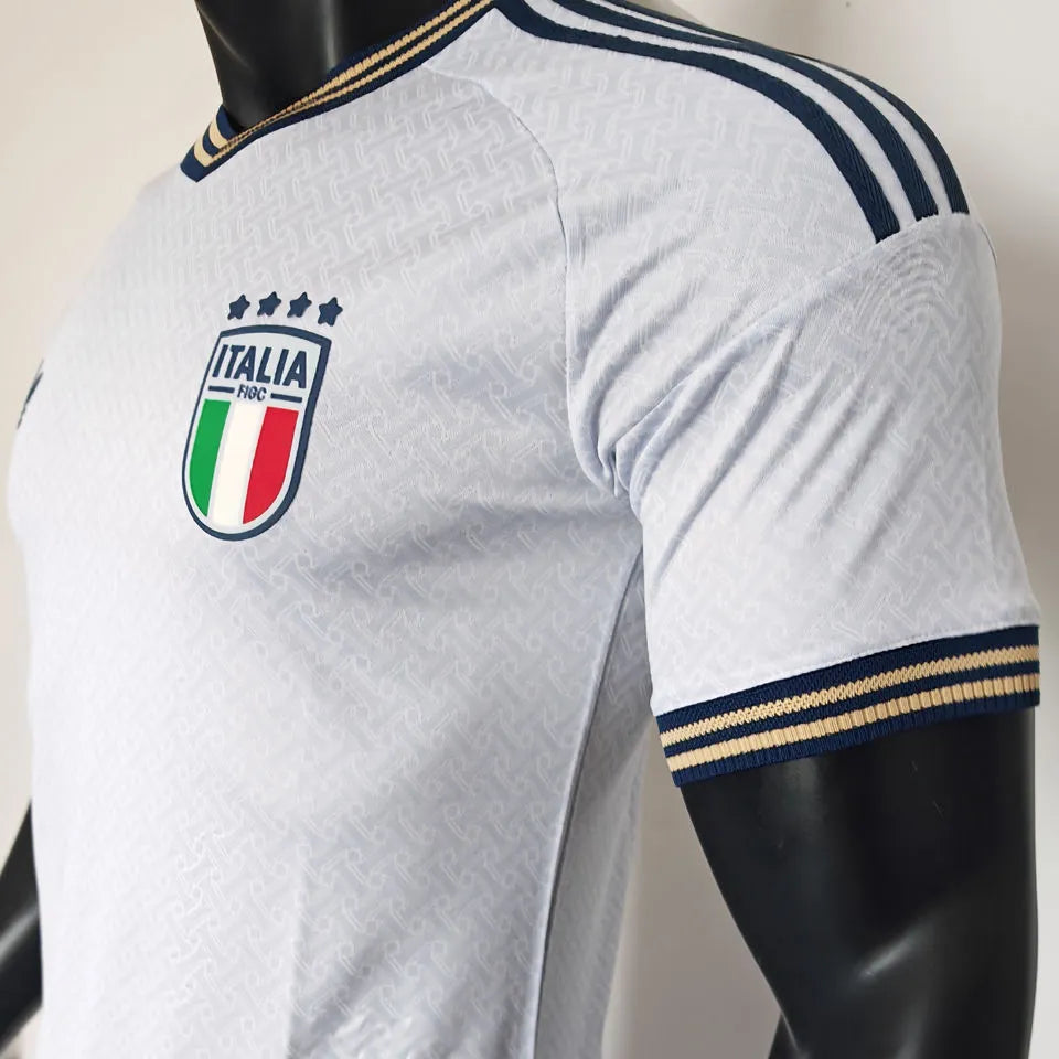 2026/27 Italy Away White Player Version Soccer Jersey Detail 4