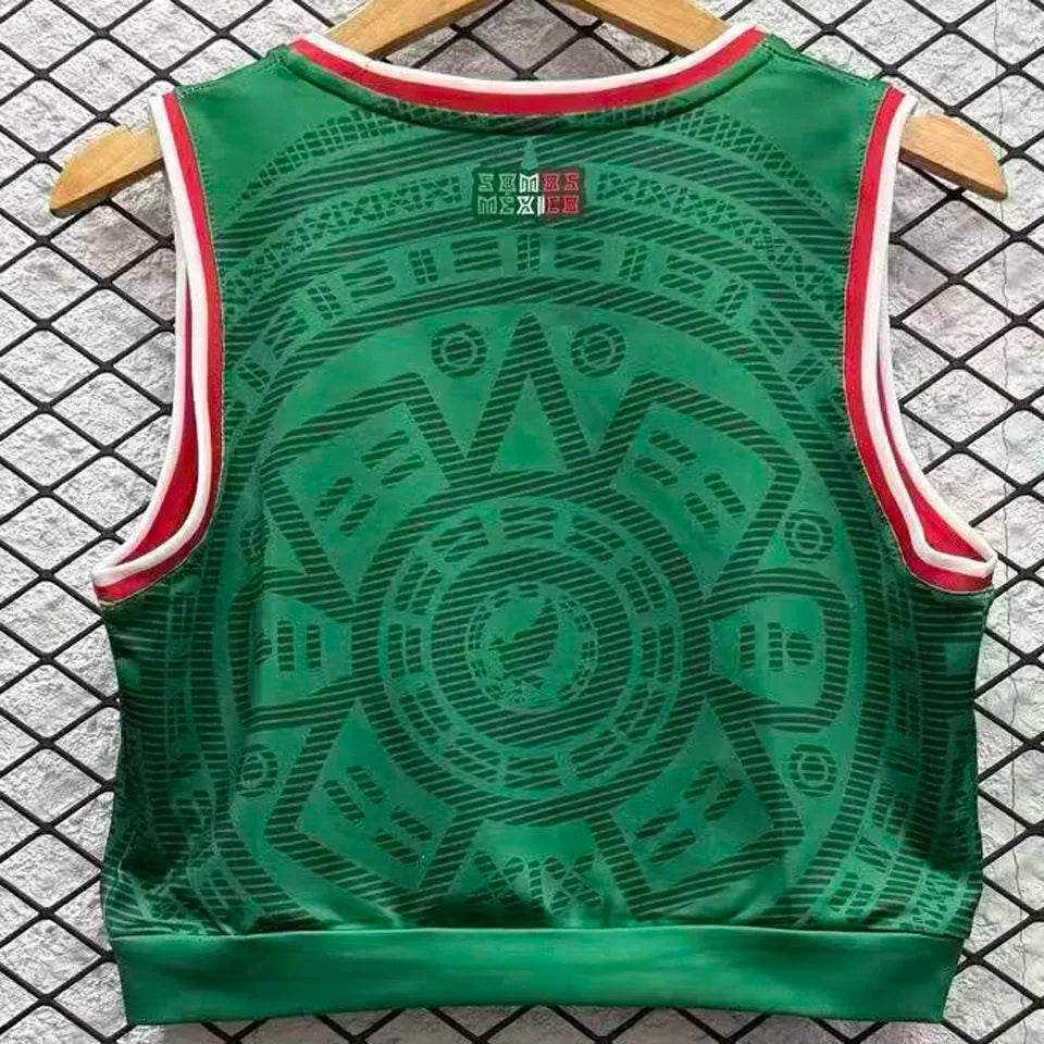 2026/27 Mexico Home Women Yoga Vest Jersey 女 Back