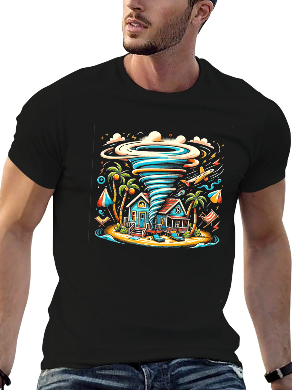 Tropical Tornado T-Shirt - Beach House Hurricane Tee