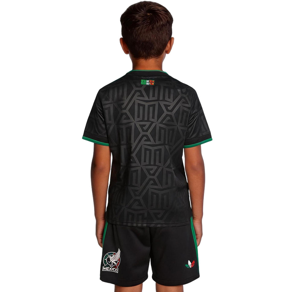 Kids Mexico Third Jersey Kit World Cup 2026 Back