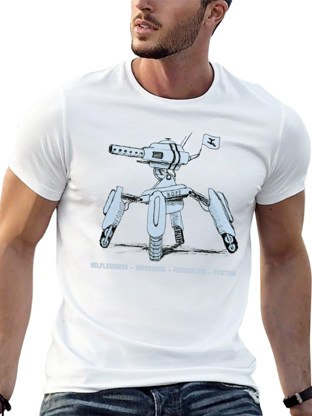 HOPE Robot Graphic Tee