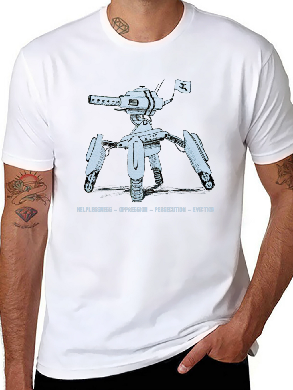 HOPE Robot Graphic Tee
