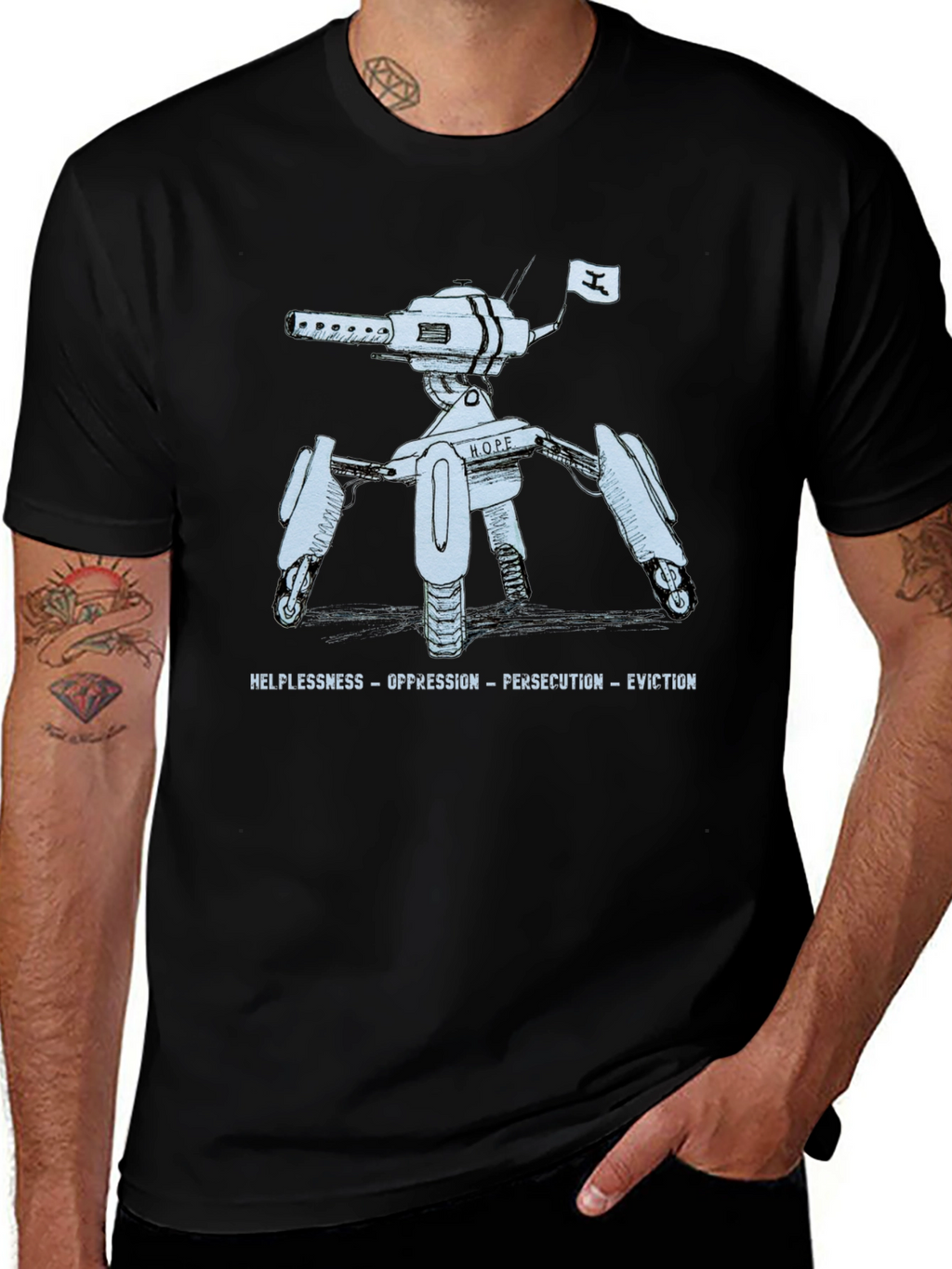 HOPE Robot Graphic Tee