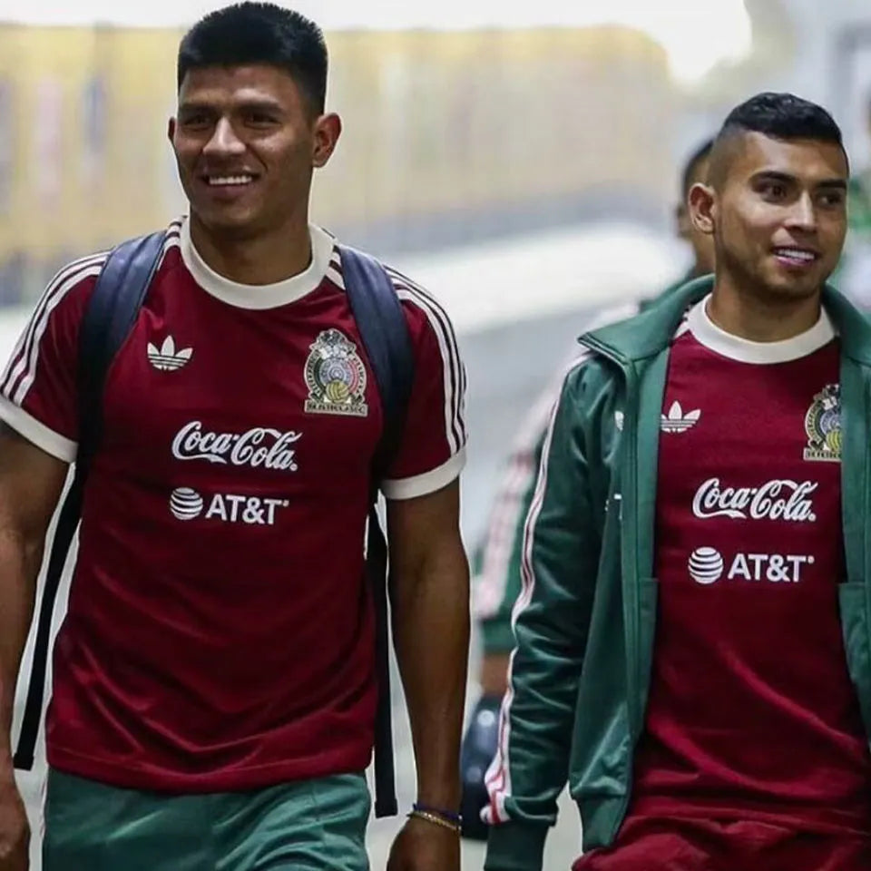 1985 Mexico Pink Retro Style Jersey Detail 2
