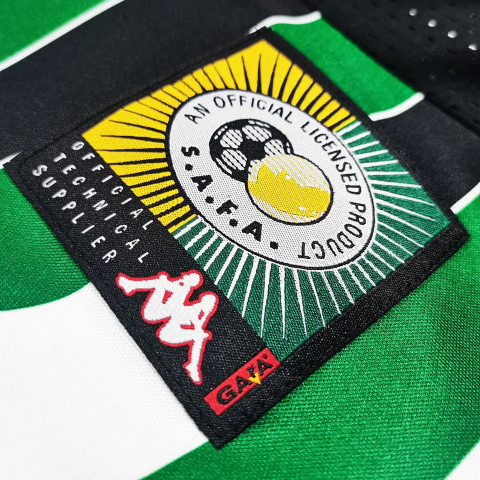 1998 South Africa Away Retro Soccer Jersey Detail 2