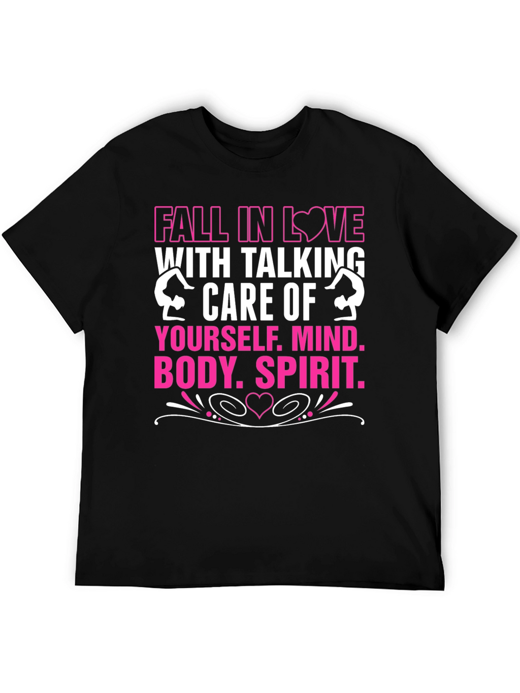 Fall in Love Self-Care T-Shirt Black