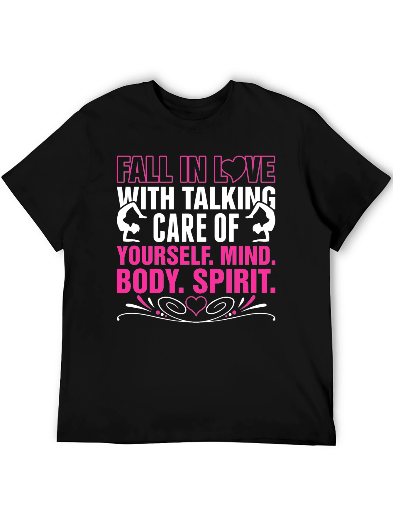 Fall in Love Self-Care T-Shirt Black