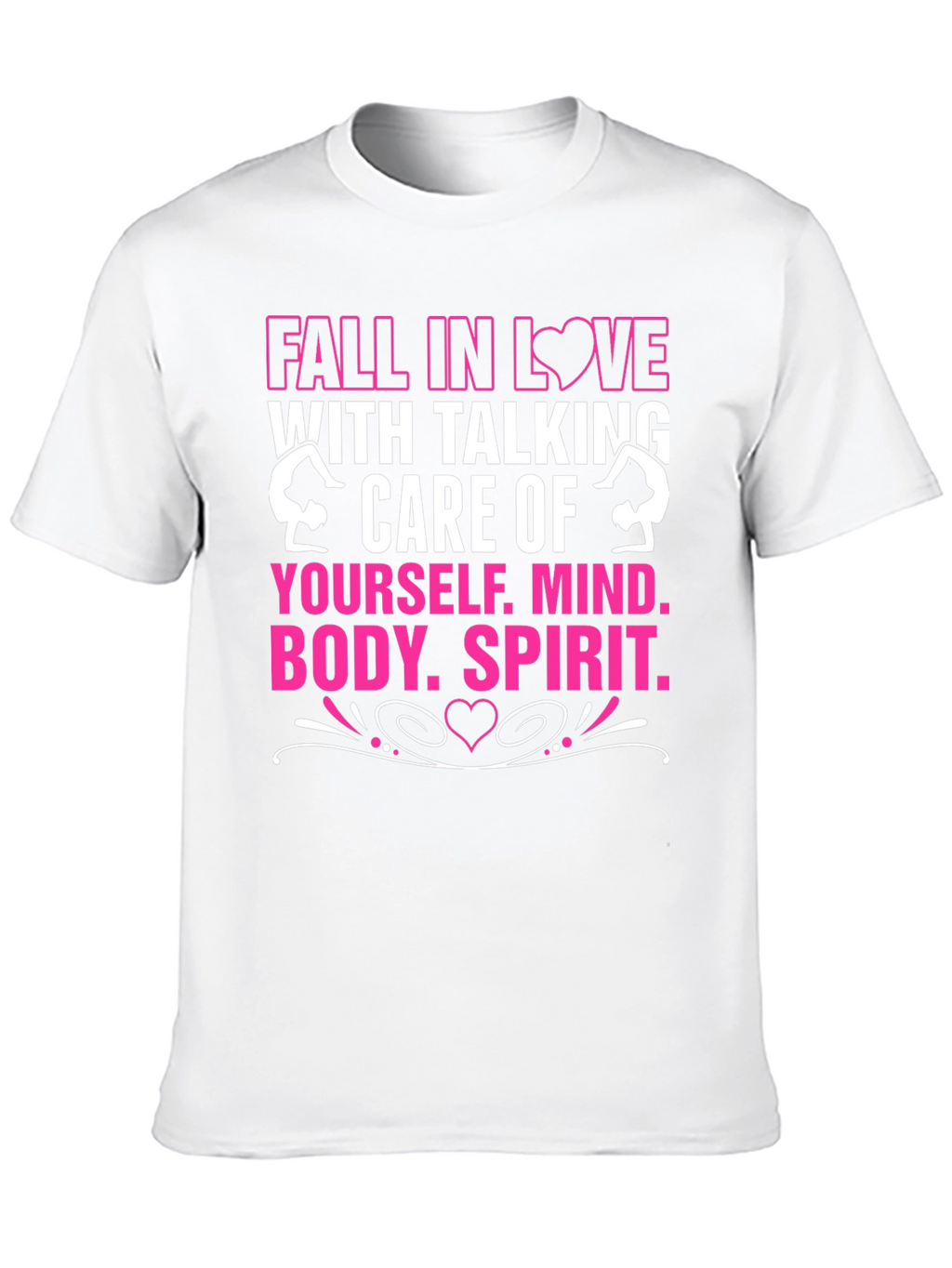 Fall in Love Self-Care T-Shirt Black