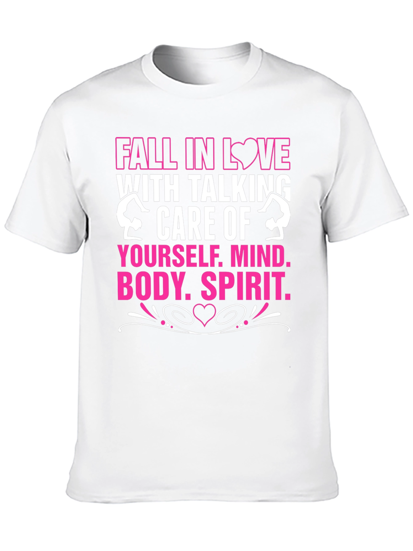 Fall in Love Self-Care T-Shirt Black