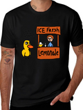 Funny Duck Lemonade Stand Graphic T-Shirt
