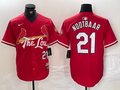 Men's St. Louis Cardinals Lars Nootbaar #21 Red 2024 City Connect Limited Player Jerseys