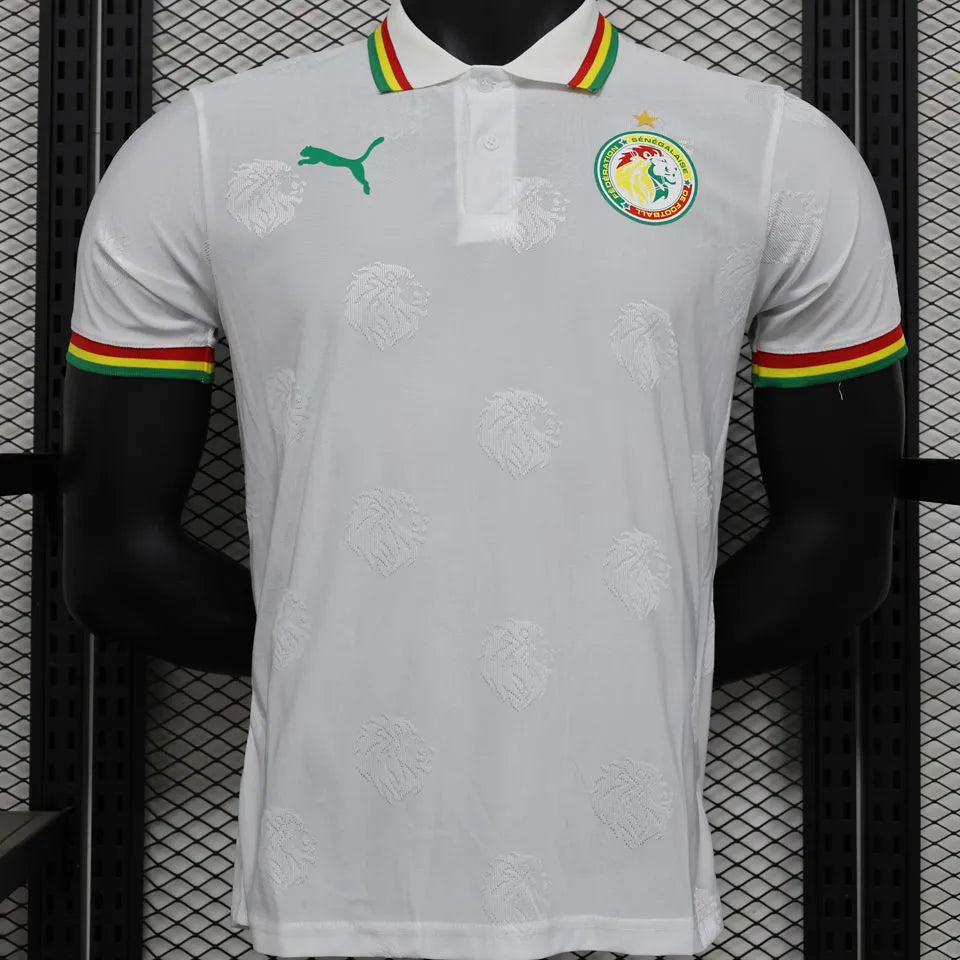 2025 Senegal Special Edition White Player Version Jersey Front