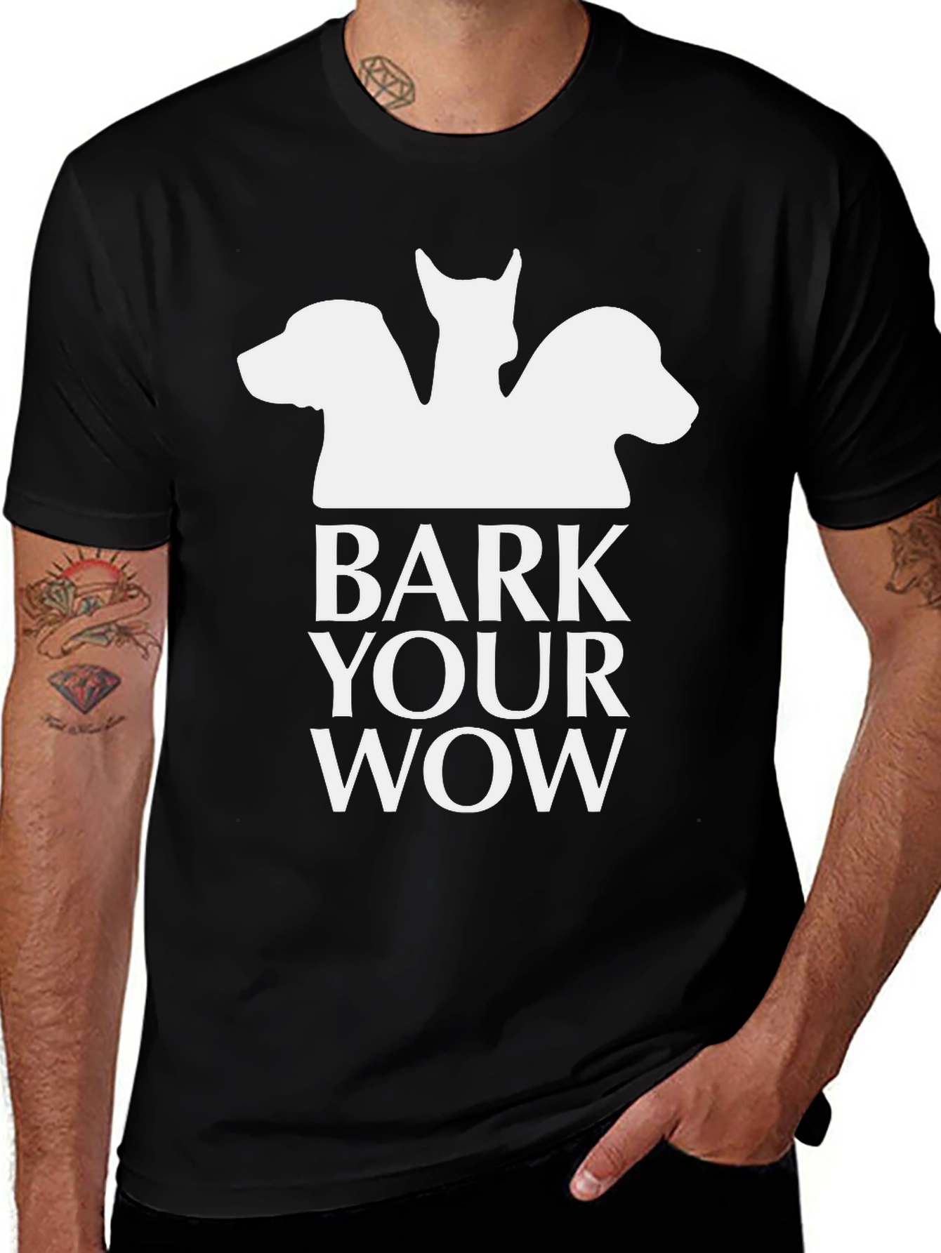 Bark Your Wow Graphic Tee - Unique Dog & Cat Design