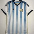 2014 Argentina Home Retro Soccer Jersey Front