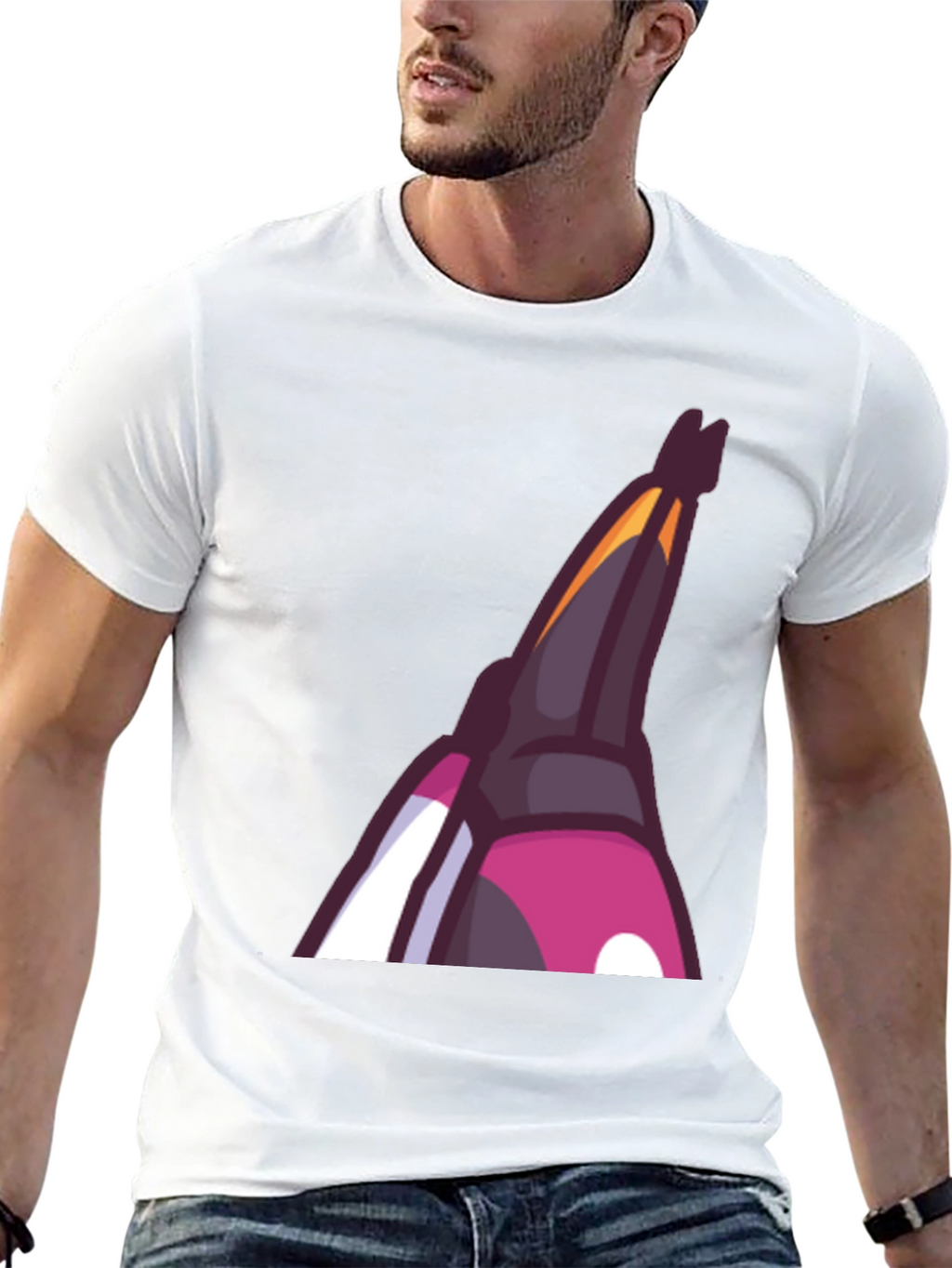 Crewmate Character Graphic Black Tee