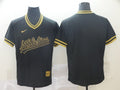 Men's Oakland Athletics Black Replica Blank Jerseys