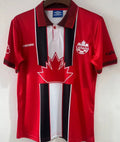 1998 Canada Home Red Retro Soccer Jersey Front