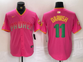 Men's San Diego Padres Yu Darvish #11 Pink Replica Player Jerseys