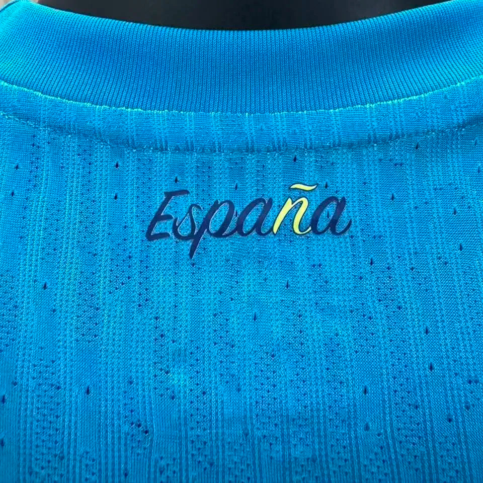 2026/27 Spain Goalkeeper Player Version Soccer Jersey Detail 3