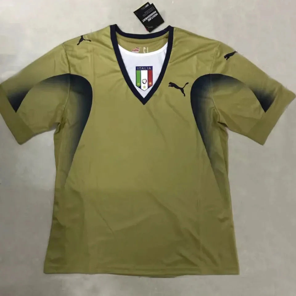 2006 Italy GK Retro Soccer Jersey Front