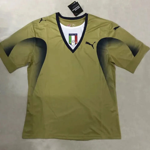 2006 Italy GK Retro Soccer Jersey Front