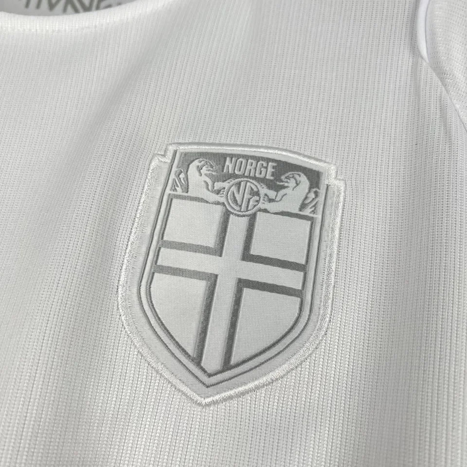 2026/27 Norway Third White Fans Soccer Jersey Detail 3