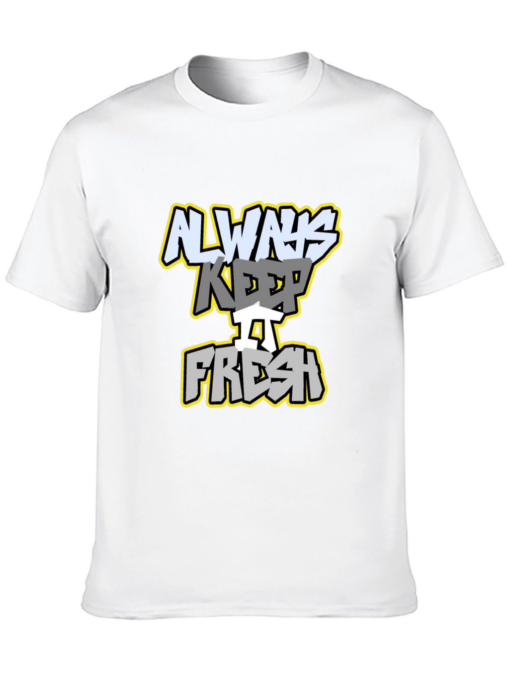Always Keep It Fresh Graphic Tee - Black