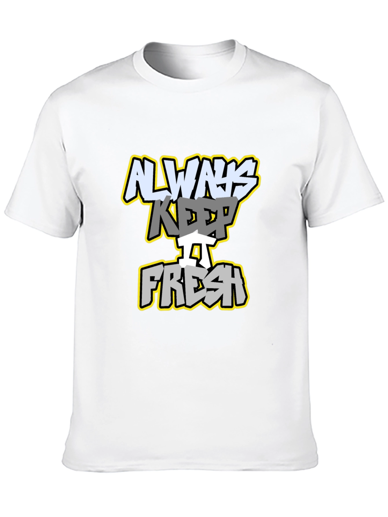 Always Keep It Fresh Graphic Tee - Black