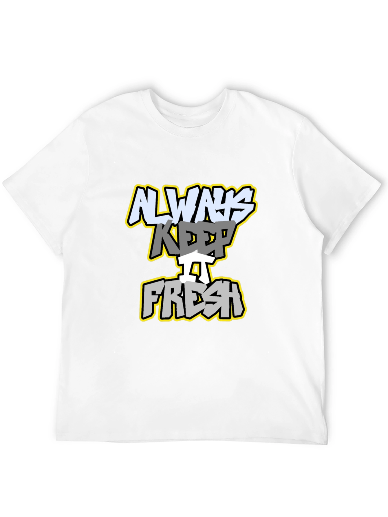 Always Keep It Fresh Graphic Tee - Black