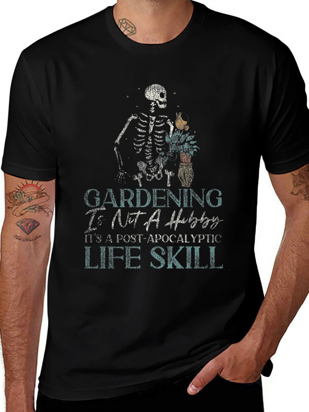 Gardening Post-Apocalyptic Life Skill T-Shirt
