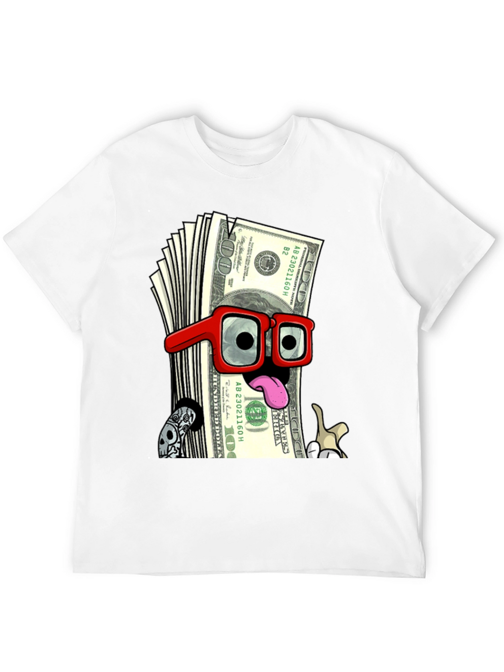 Funny Money Cartoon Graphic T-Shirt