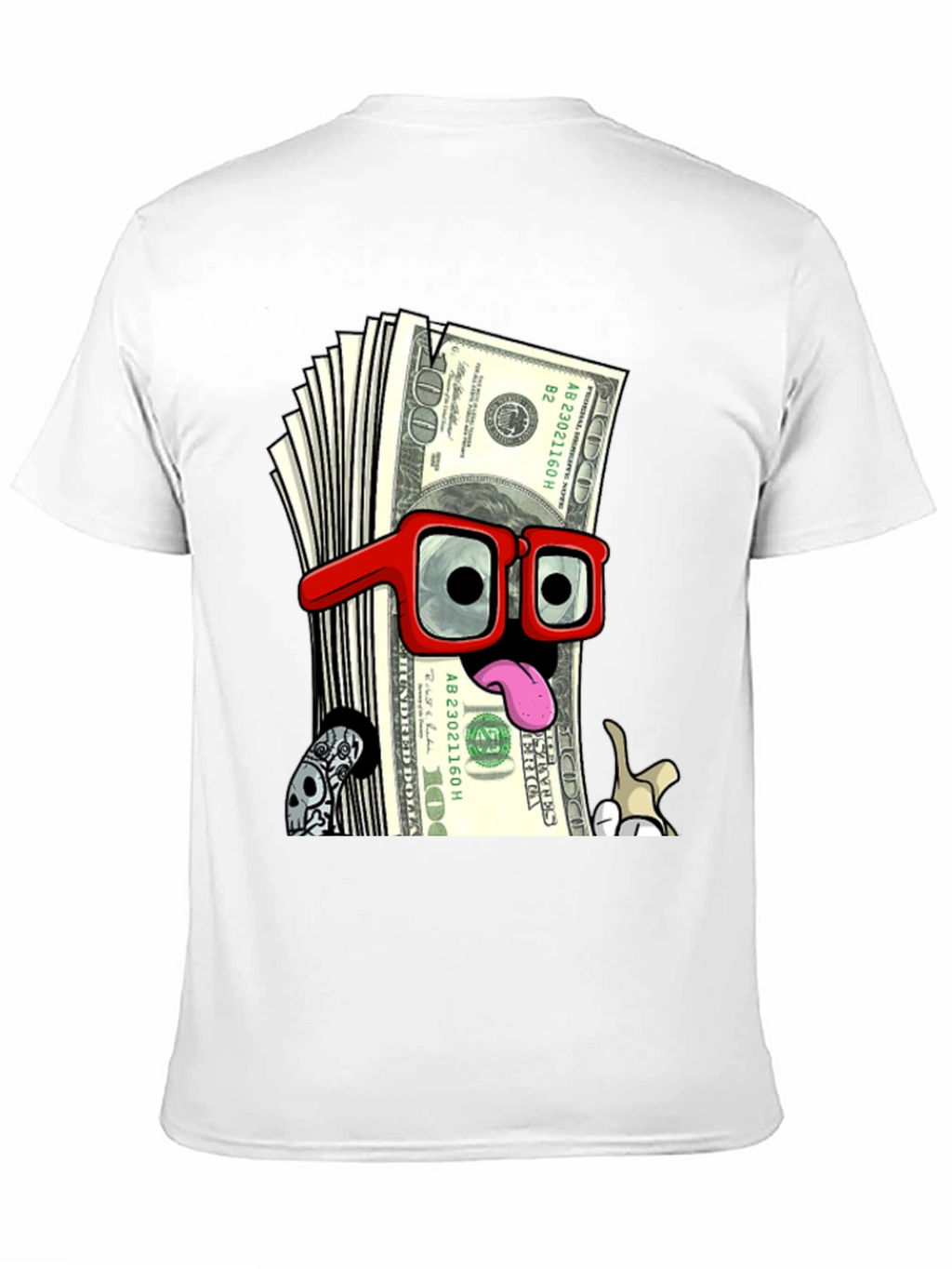 Funny Money Cartoon Graphic T-Shirt