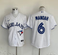 Men's Toronto Blue Jays Alek Manoah #6 White Home Limited Player Jerseys