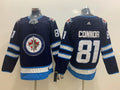 Men's Winnipeg Jets Kyle Connor #81 Navy Player Jerseys