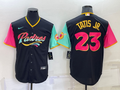 Men's San Diego Padres Fernando Tatis Jr. #23 Black City Connect Replica Player Jerseys