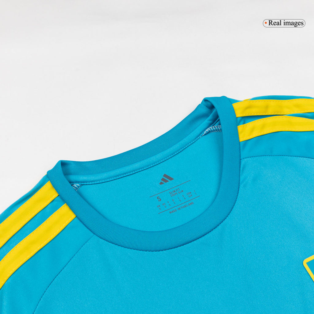 Spain Goalkeeper Soccer Jersey World Cup 2026 Blue Image 4
