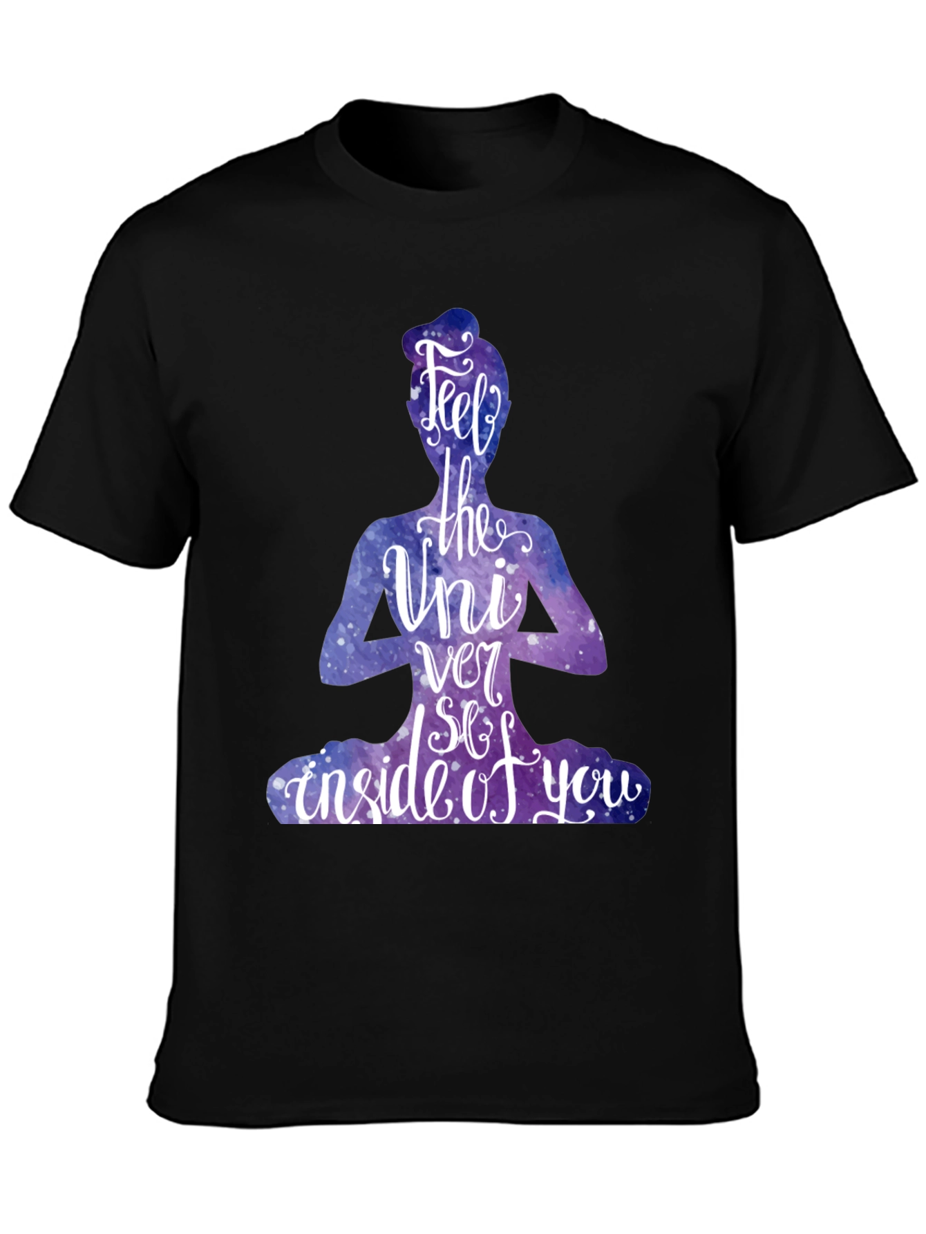 Feel the Universe T-Shirt - Yoga Meditation Graphic Tee