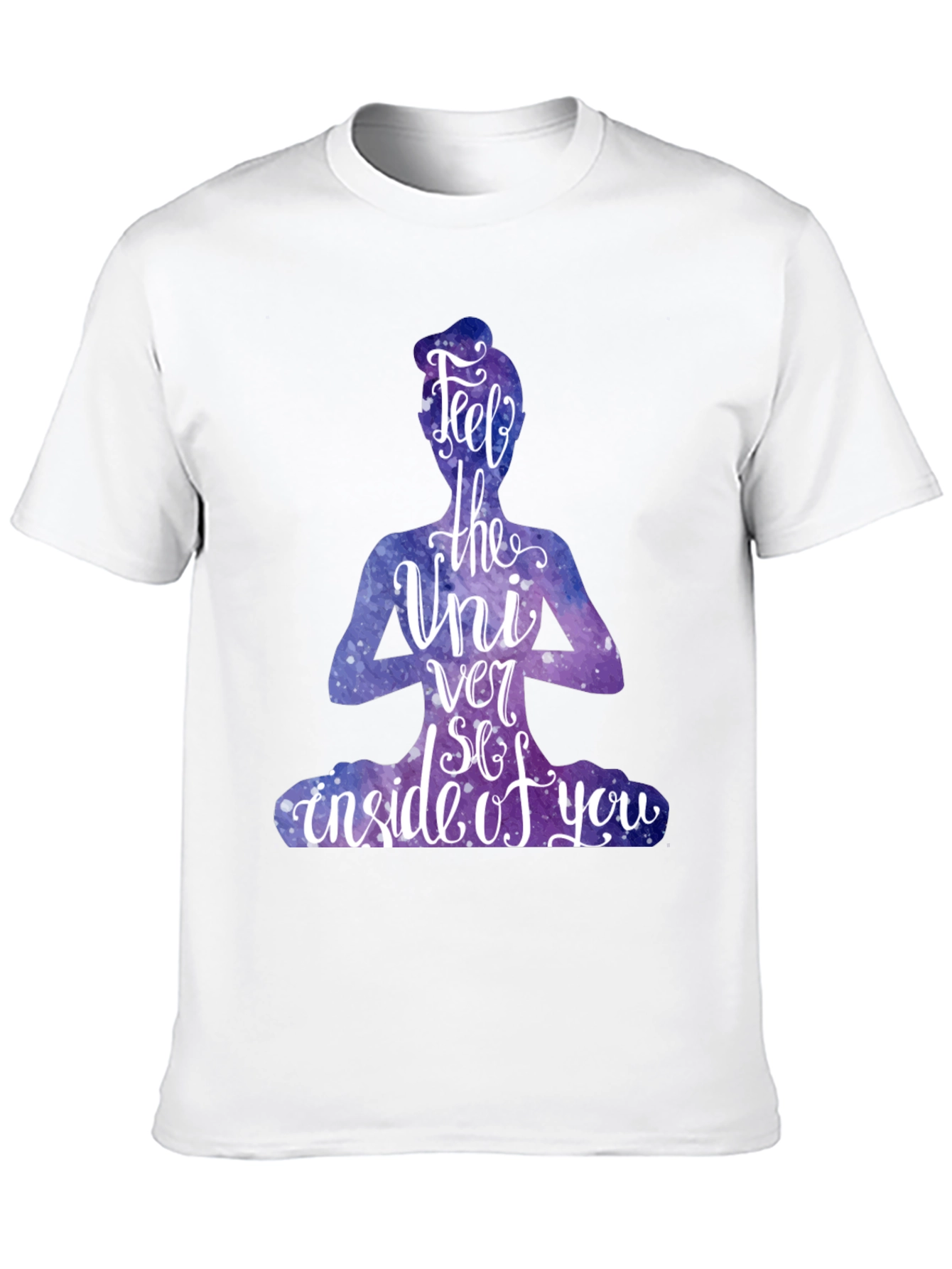 Feel the Universe T-Shirt - Yoga Meditation Graphic Tee